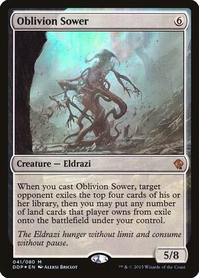 Oblivion Sower card from Duel Decks: Zendikar vs. Eldrazi