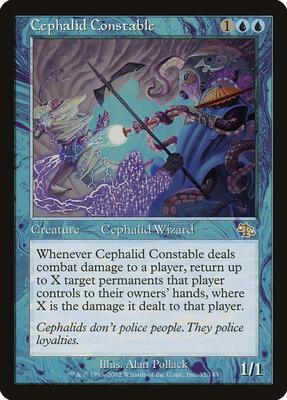 Cephalid Constable card from Judgment