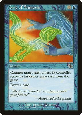 Grip of Amnesia card from Judgment