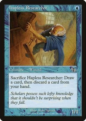 Hapless Researcher card from Judgment
