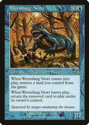 Wormfang Newt card from Judgment