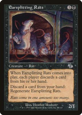 Earsplitting Rats card from Judgment