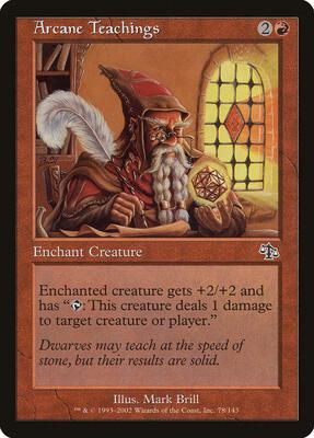 Arcane Teachings card from Judgment