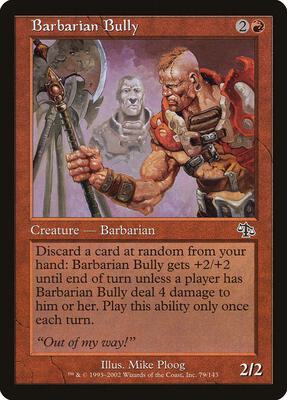 Barbarian Bully card from Judgment