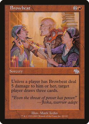 Browbeat card from Judgment