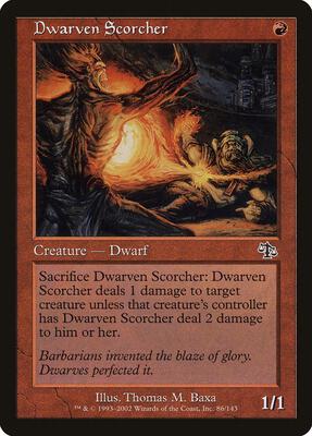 Dwarven Scorcher card from Judgment