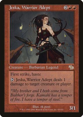 Jeska, Warrior Adept card from Judgment
