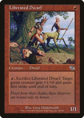 Liberated Dwarf card from Judgment