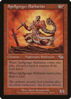 Spellgorger Barbarian card from Judgment