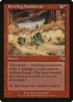 Swirling Sandstorm card from Judgment