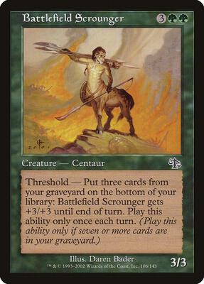 Battlefield Scrounger card from Judgment