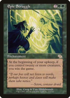Epic Struggle card from Judgment
