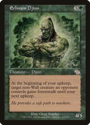 Erhnam Djinn card from Judgment