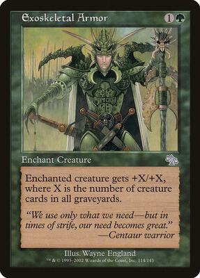 Exoskeletal Armor card from Judgment