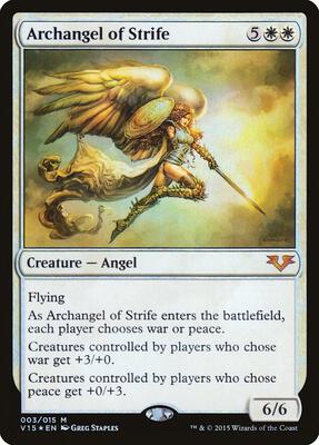 Archangel of Strife card from From the Vault: Angels