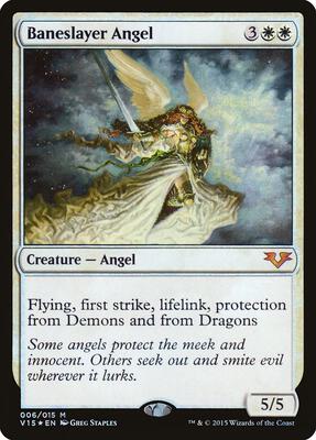 Baneslayer Angel card from From the Vault: Angels