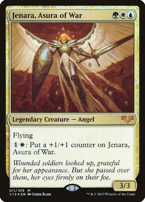 Jenara, Asura of War card from From the Vault: Angels