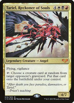 Tariel, Reckoner of Souls card from From the Vault: Angels