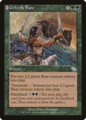 Grizzly Fate card from Judgment