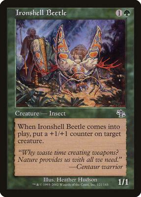 Ironshell Beetle card from Judgment