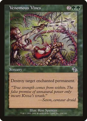 Venomous Vines card from Judgment