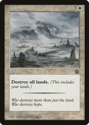 Armageddon card from Portal Second Age