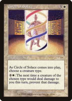 Circle of Solace card from Onslaught