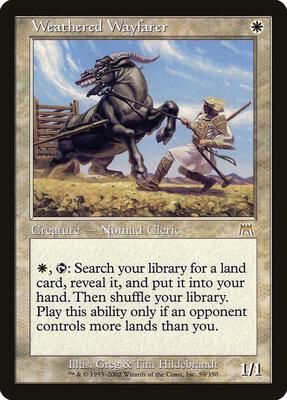 Weathered Wayfarer card from Onslaught