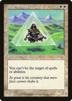 True Believer card from Onslaught