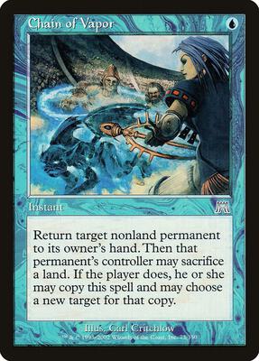 Chain of Vapor card from Onslaught