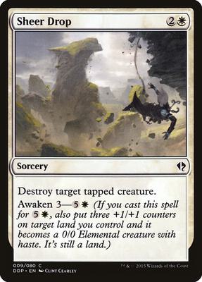 Sheer Drop card from Duel Decks: Zendikar vs. Eldrazi