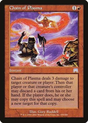 Chain of Plasma card from Onslaught