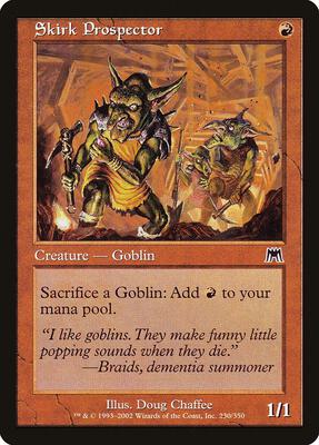 Skirk Prospector card from Onslaught