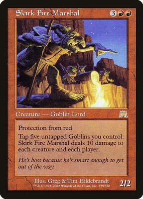Skirk Fire Marshal card from Onslaught