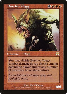 Butcher Orgg card from Onslaught