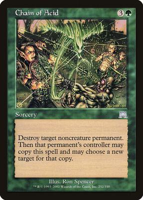 Chain of Acid card from Onslaught