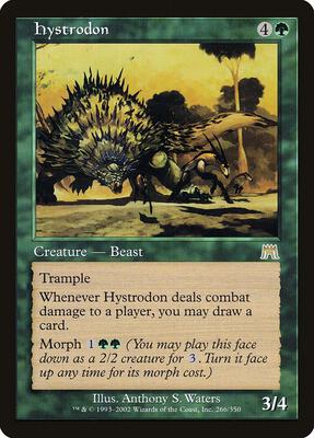 Hystrodon card from Onslaught