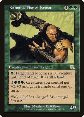 Kamahl, Fist of Krosa card from Onslaught