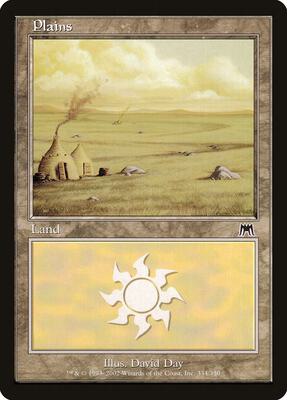 Plains (334) card from Onslaught