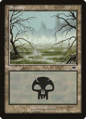 Swamp (342) card from Onslaught