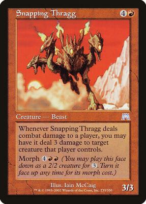 Snapping Thragg card from Onslaught
