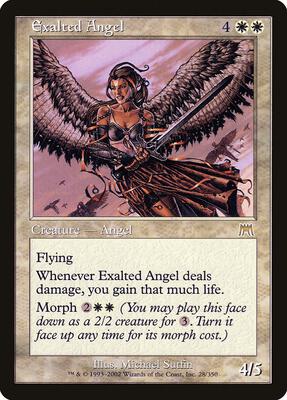 Exalted Angel card from Onslaught