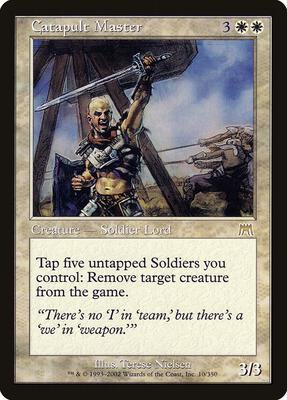 Catapult Master card from Onslaught