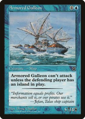 Armored Galleon card from Portal Second Age