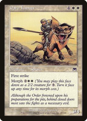 Daru Lancer card from Onslaught