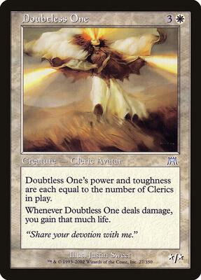 Doubtless One card from Onslaught