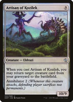 Artisan of Kozilek card from Duel Decks: Zendikar vs. Eldrazi