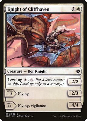 Knight of Cliffhaven card from Duel Decks: Zendikar vs. Eldrazi