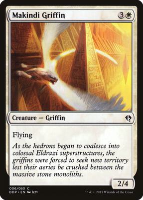 Makindi Griffin card from Duel Decks: Zendikar vs. Eldrazi