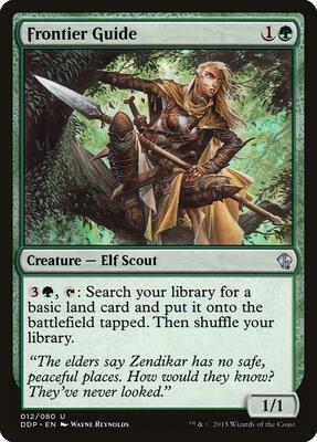 Frontier Guide card from Duel Decks: Zendikar vs. Eldrazi